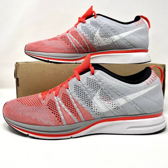 Nike Flyknit Trainer Bright Crimson 532984-613 Men’s Size 11.5 NEW w/o box - Picture 2 of 8